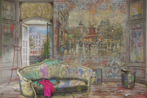 appartement parisien un artiste peintre